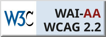 WCAG conformance logo